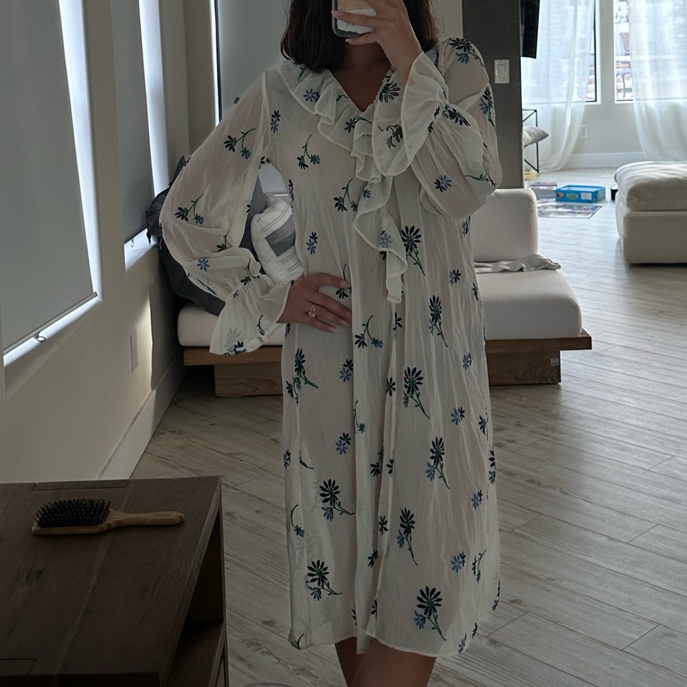 Tory Burch floral midi dress
